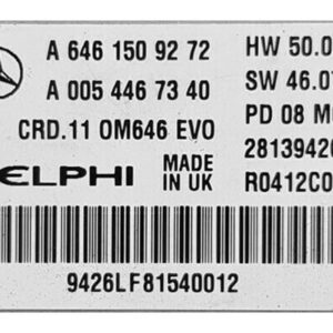 0054467340 archivo ECU original Mercedes Delphi