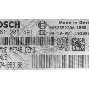 0261208491 archivo ECU original Citroen Bosch