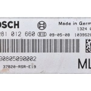 0281012660 archivo ECU original Honda Bosch