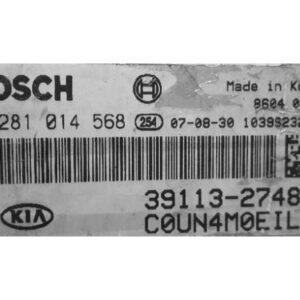 0281014568 archivo ECU original Kia Bosch