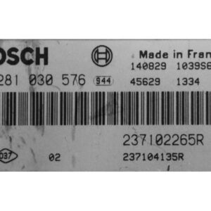0281030576 archivo ECU original Renault Bosch