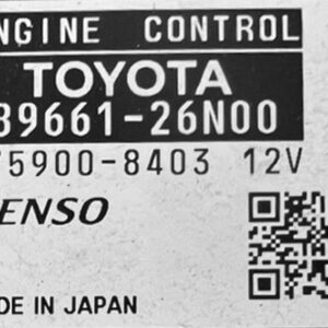 275900 archivo ECU original Toyota Denso