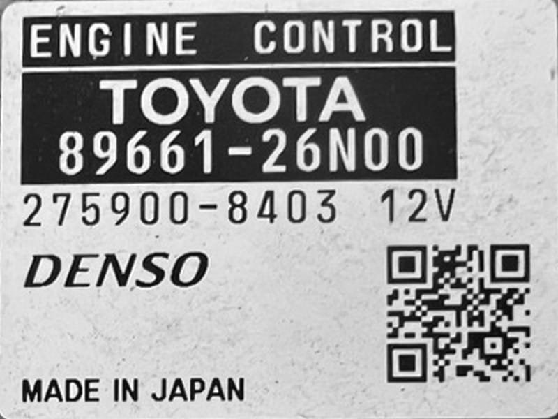 275900 archivo ECU original Toyota Denso