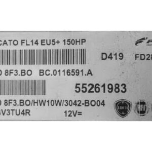55261983 archivo ECU original Fiat Marelli