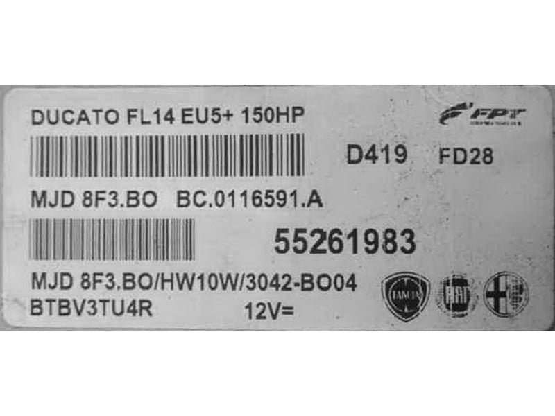 55261983 archivo ECU original Fiat Marelli