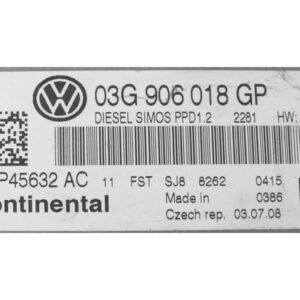 5WP45632AC archivo ECU original Volkswagen Siemens