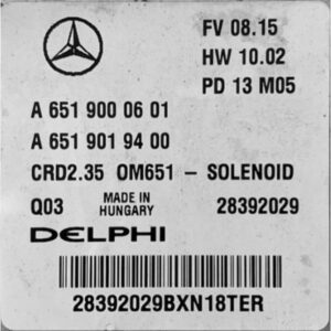 6519000601 archivo ECU original Mercedes Delphi