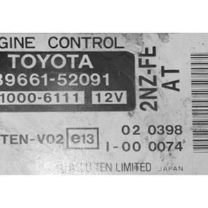 89661 archivo ECU original Toyota Denso