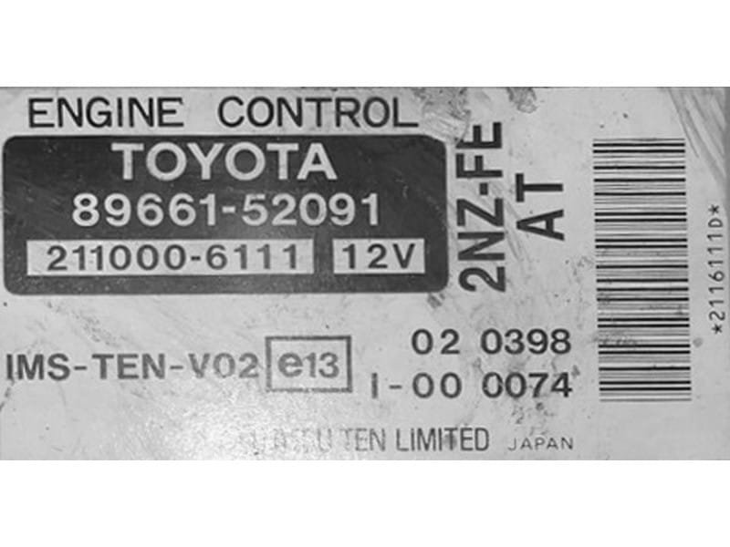 89661 archivo ECU original Toyota Denso