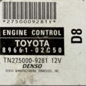 896630 archivo ECU original Toyota Denso