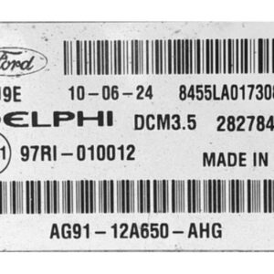BG91 archivo ECU original Ford Delphi