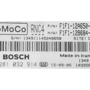 F1F1 archivo ECU original Ford Bosch